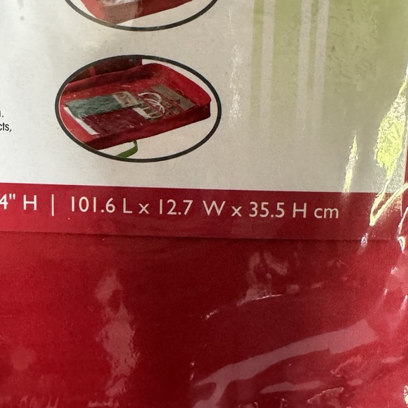 Rubbermaid Wrapping Paper Organizer Fits 40" Wrapping Paper Bows Bags New NOS - Picture 5 of 6